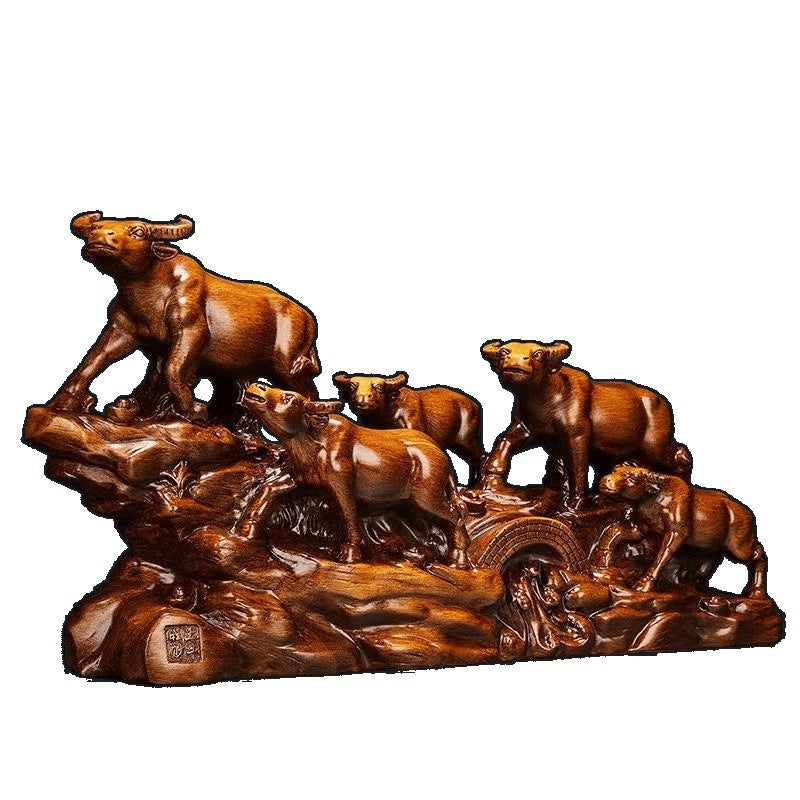 6 Elephants 6 Bulls Statues