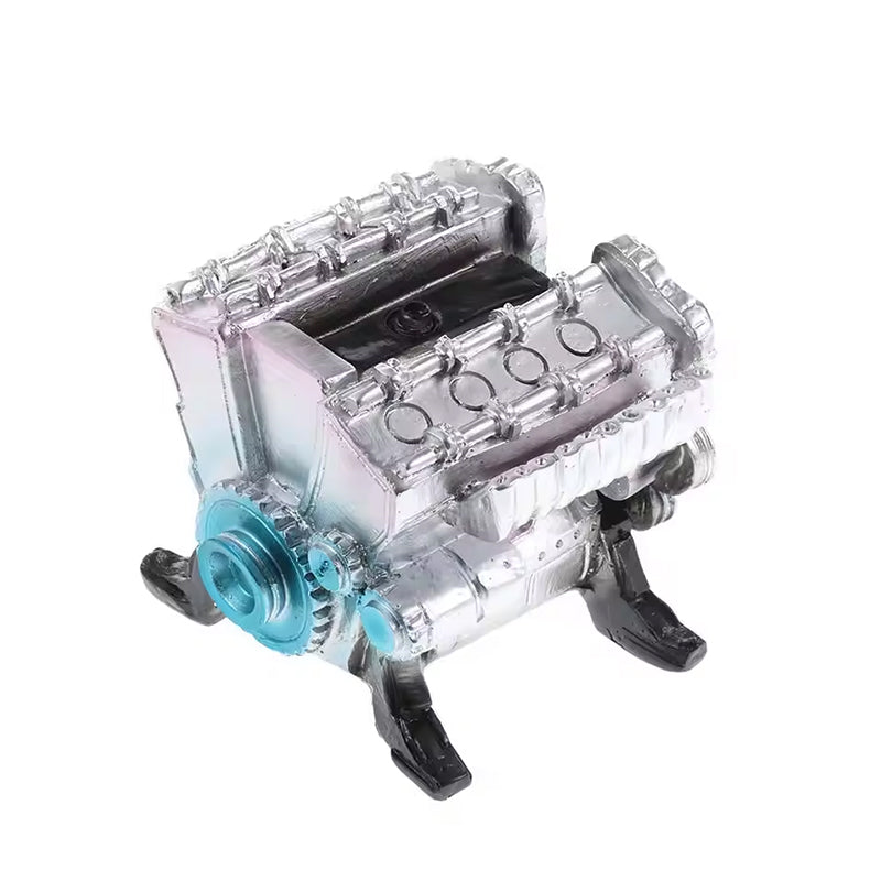 8 - Cylinder Resin Simulation Car Engine Model Kit. A Full - Metal DIY Assembly