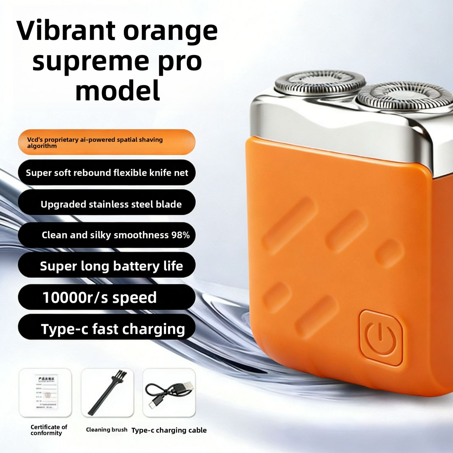 Barber Shaver Portable USB Rechargeable Electric Shaver