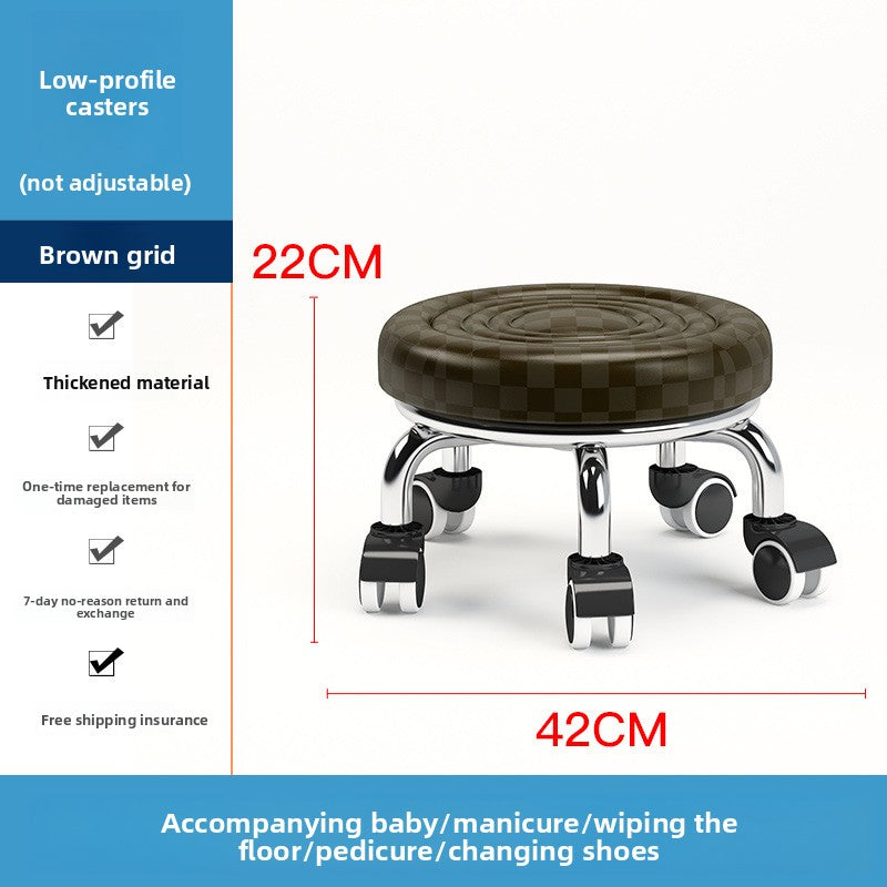 Rolling Round Stool