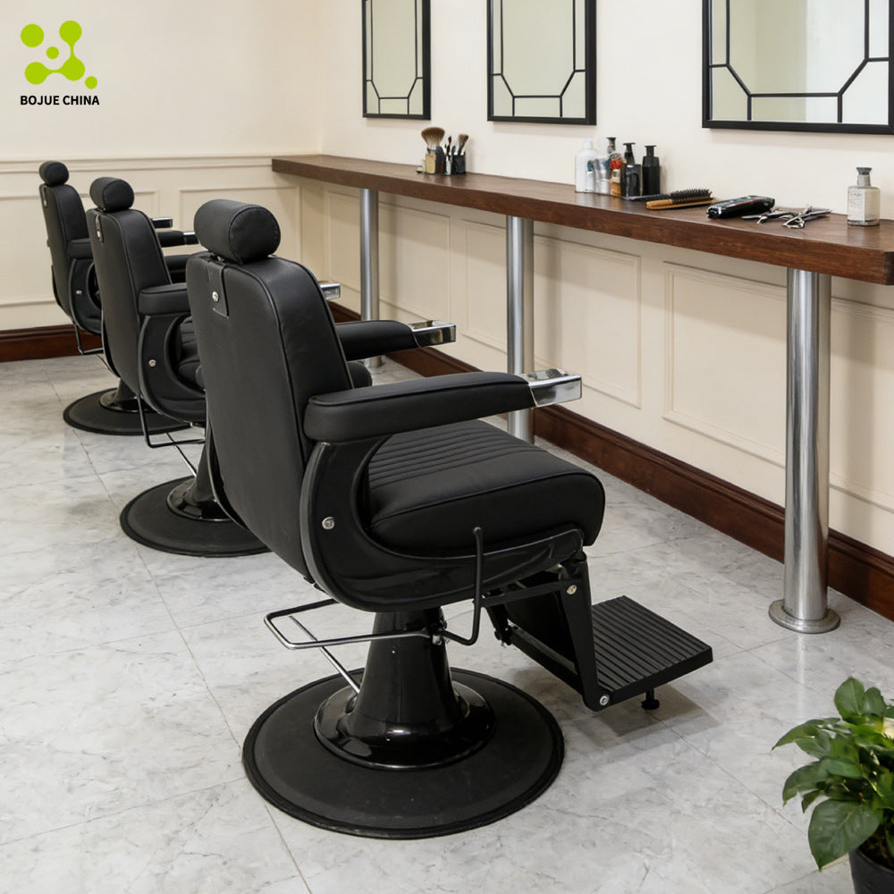 Professional Hydraulic Barber Chair with Adjustable Headrest
