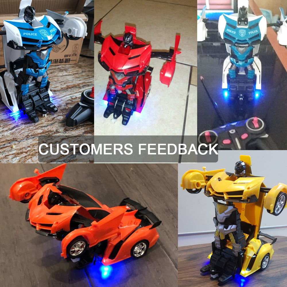 RC Car Transforming Robot Vehicle
