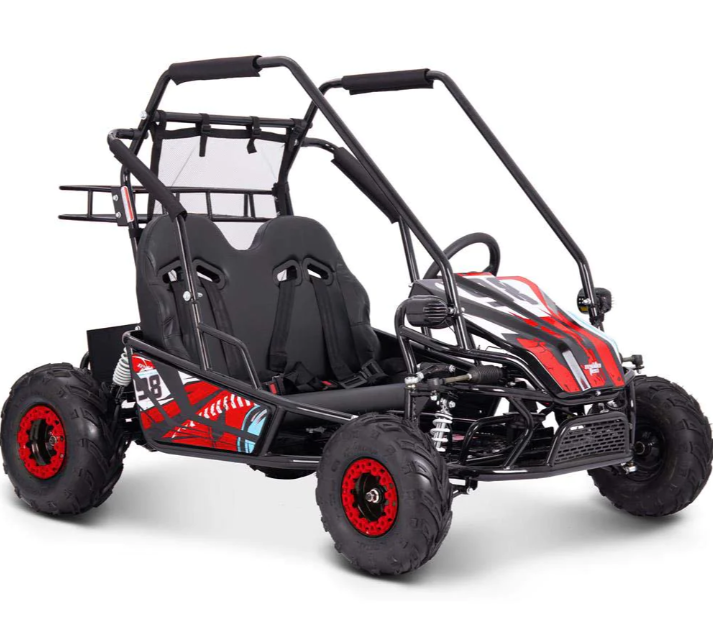 MotoTec Mud Monster XL Kids Electric 60v 2000w Go Kart Full Suspension