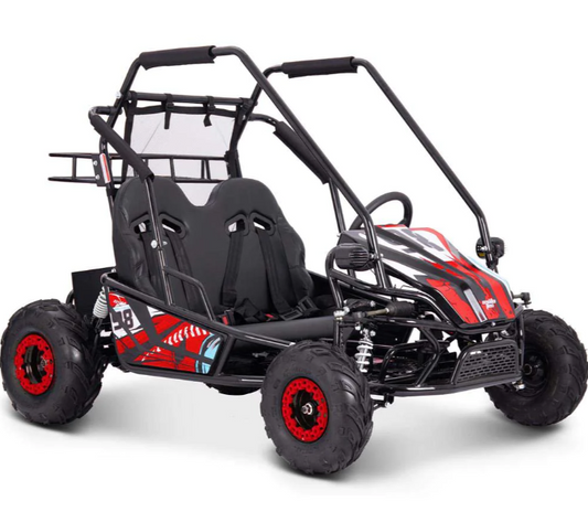 MotoTec Mud Monster XL Kids Electric 60v 2000w Go Kart Full Suspension