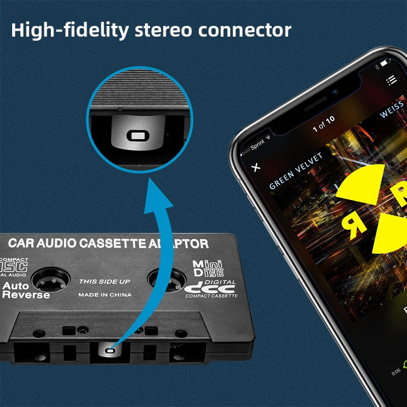 Car 3.5 mm Jack to Tape converter