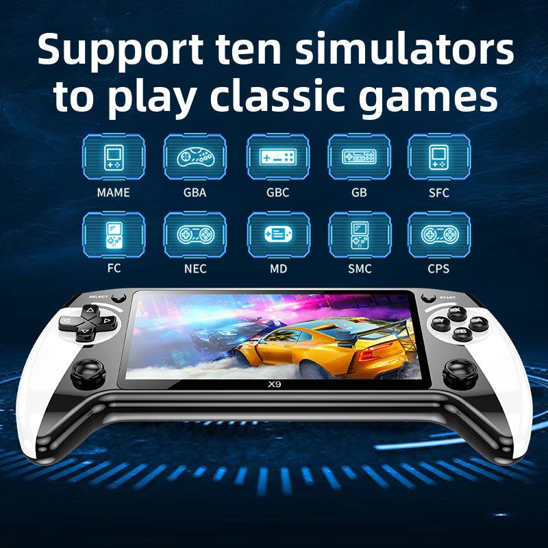 X9 Handheld Game Console 5.5 Inch Retro Arcade Emulators