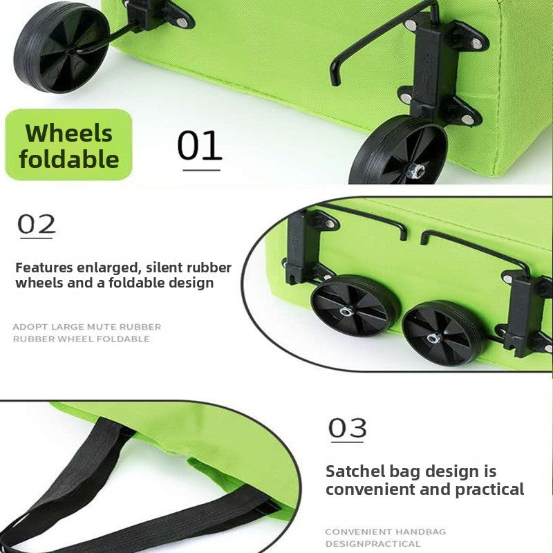 Foldable Carry Cart and backpackable design