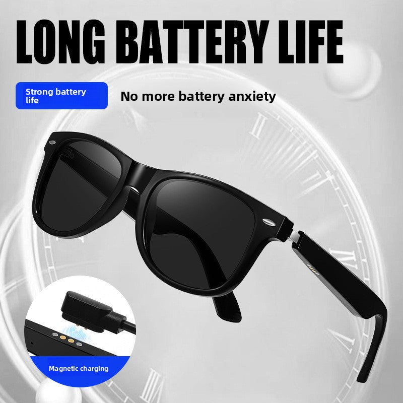 Bone Conduction Speakers Bluetooth Smart Sunglasses