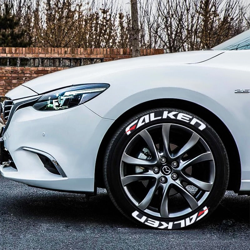 3D Car Tire Stickers, Tire Letter Stickers