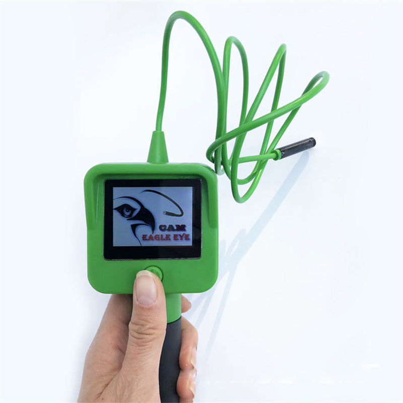 Endoscope Camera with 2.4 Inch Color Liquid LCD Screen 1.2m Gooseneck Cable Handheld Monitor Tube Inspection Borescope Camera