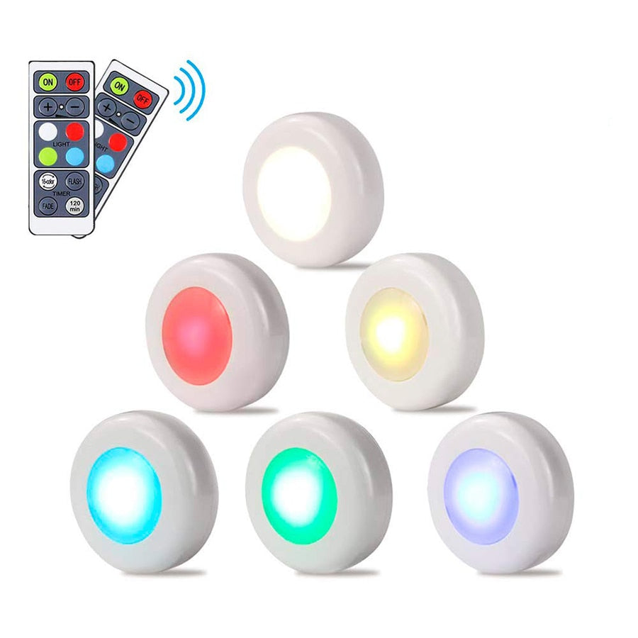 16 Colors 3 Modes LED Lights Wireless Dimmable Touch Sensor Lights LED Lights