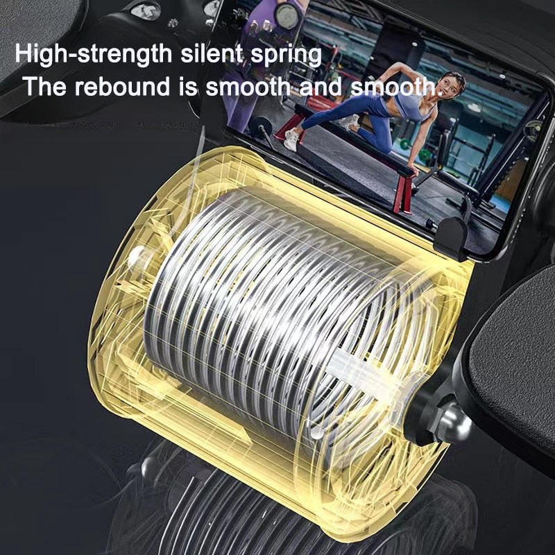 Abdominal muscle training equipment using elbow support rollers