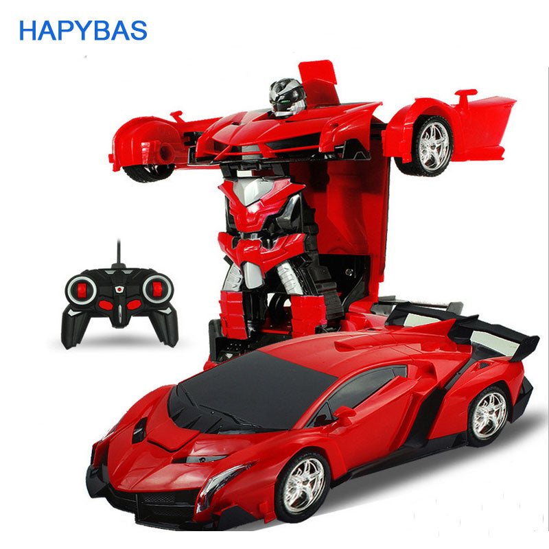 RC Car Transforming Robot Vehicle