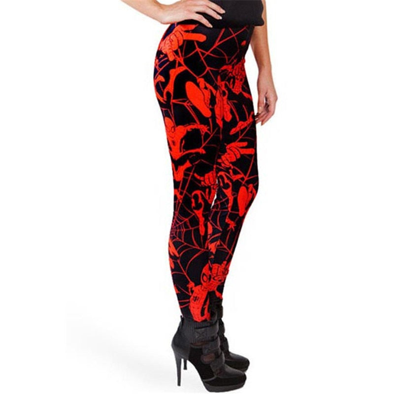 Leggings Digital Print Popular Spider-Man pants