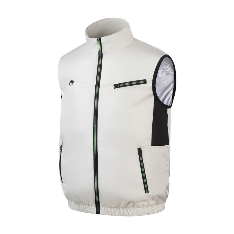 Fan-powered cooling vest