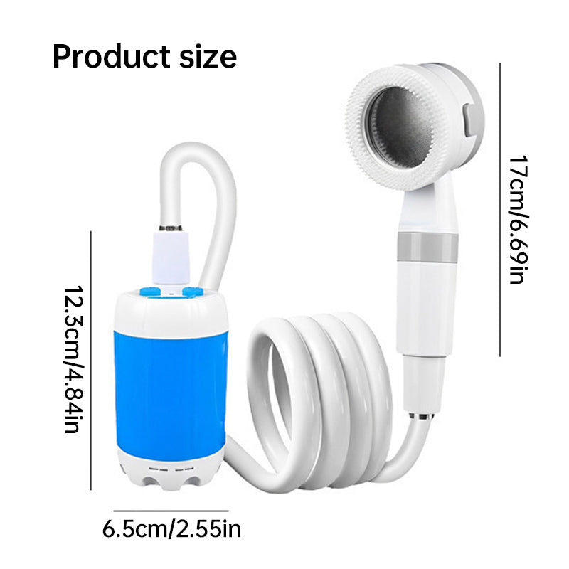 Rechargeable Electric Camping Shower Pump with Smart Digital Display