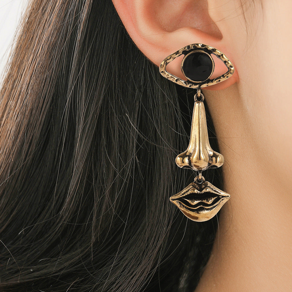 Facial Features Earrings