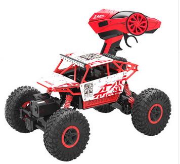 RC Car 4WD 2.4GHz Rock Crawlers Rally climbing Car 4x4 Double Motors Bigfoot Car Remote Control Model Off-Road Vehicle