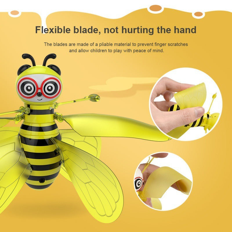 Sensing Aircraft Will Glow Little Bees Children Sensing Little Flying Fairy Toys Suspension Toys