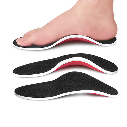 Flat foot correction insole, arch support pad