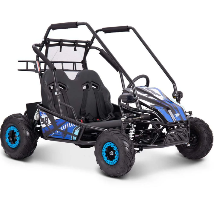 MotoTec Mud Monster XL Kids Electric 60v 2000w Go Kart Full Suspension