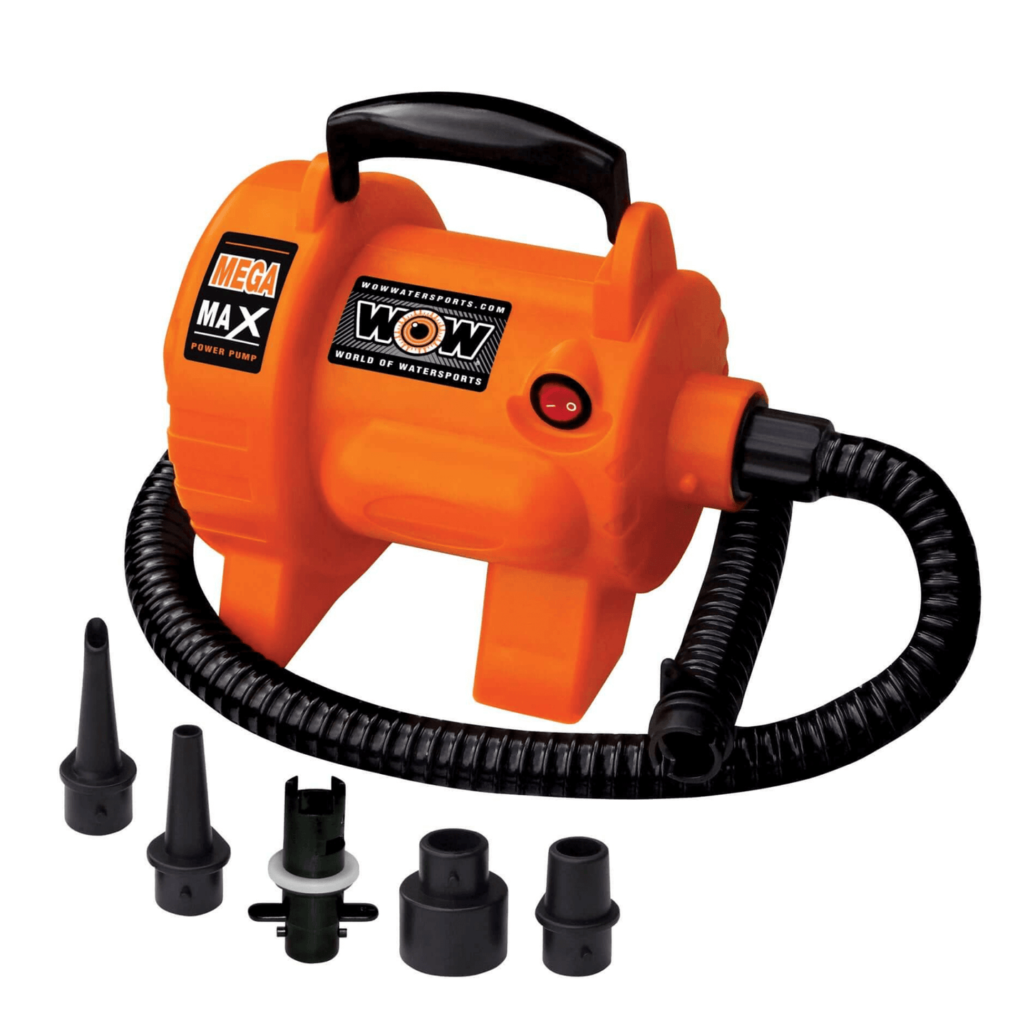 WOW Watersports Mega Max 120 Volt Electric Air Pump with 12 Foot Cord