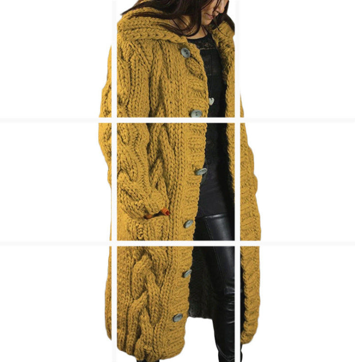 Multi-Color Cardigan, Large Size Sweater Jacket