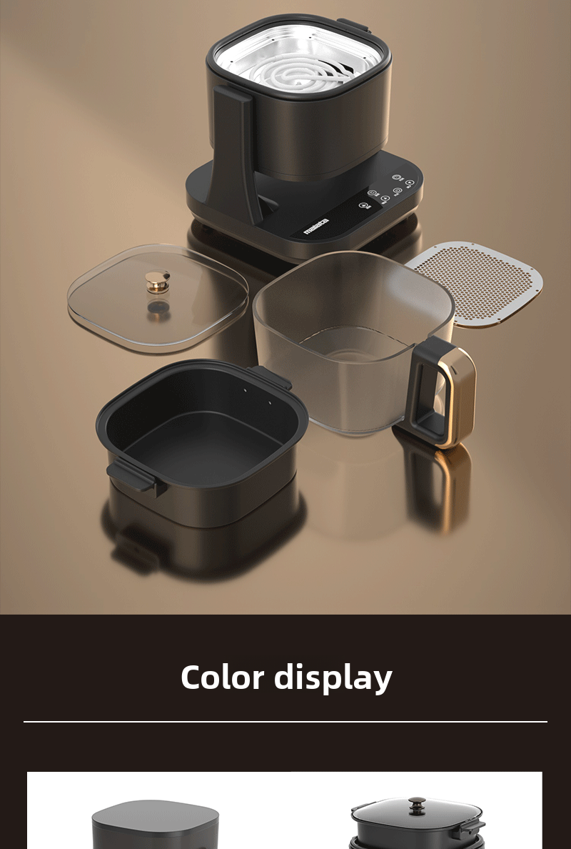 Rotary Air Fryer with Touch Control