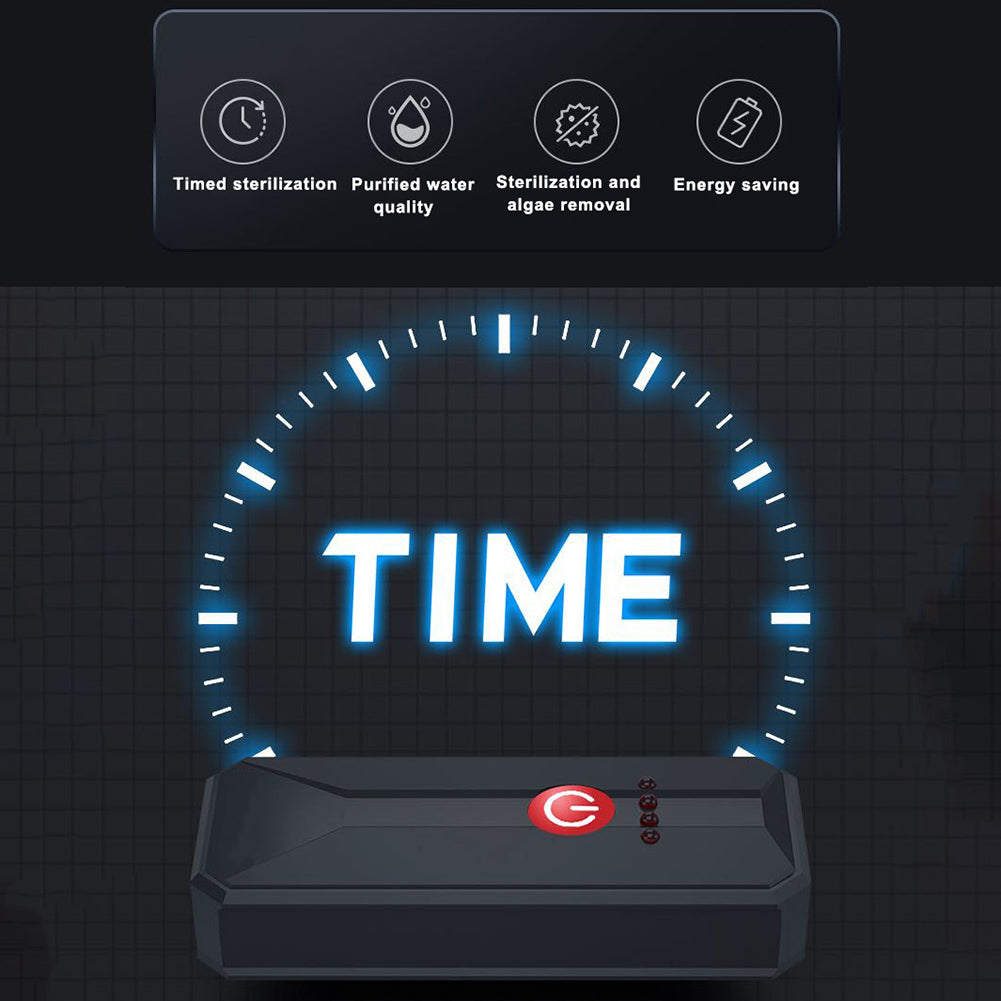 Aquarium Fish Tank Germicidal UV Light Sterilizer Pond Submersible Clean Lamp