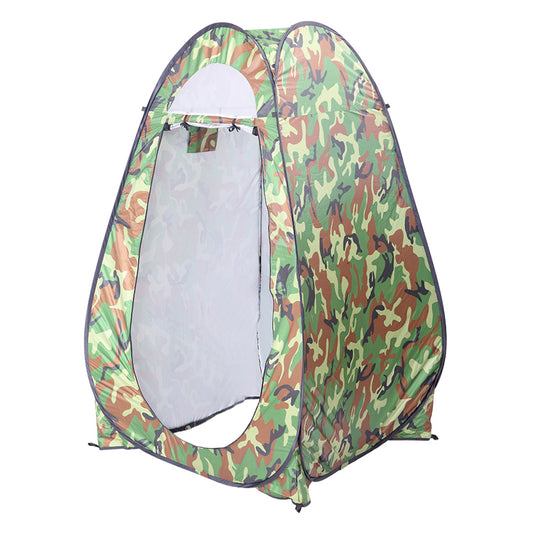 Pop Up Tent Instant Portable Shower Tent Outdoor Privacy Toilet & Changing Room (Cammo)