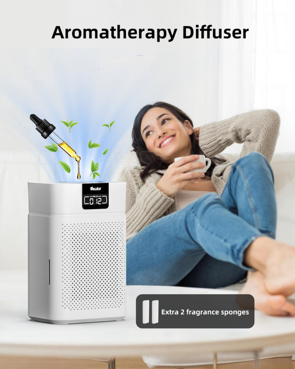 Air Purifiers Up To 1560 sqft H13 HEPA Air Cleaner