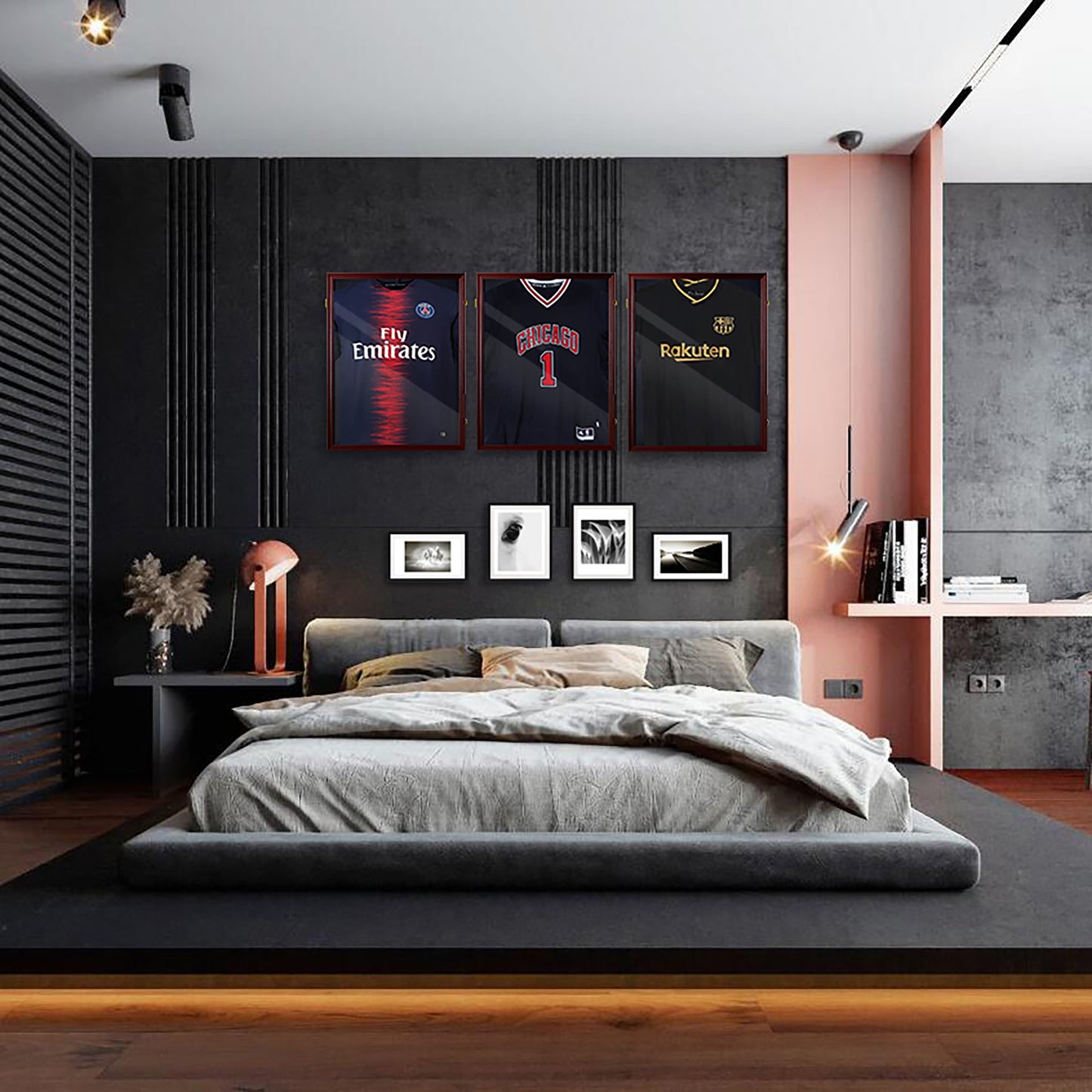 Shirt Display Frame Brown