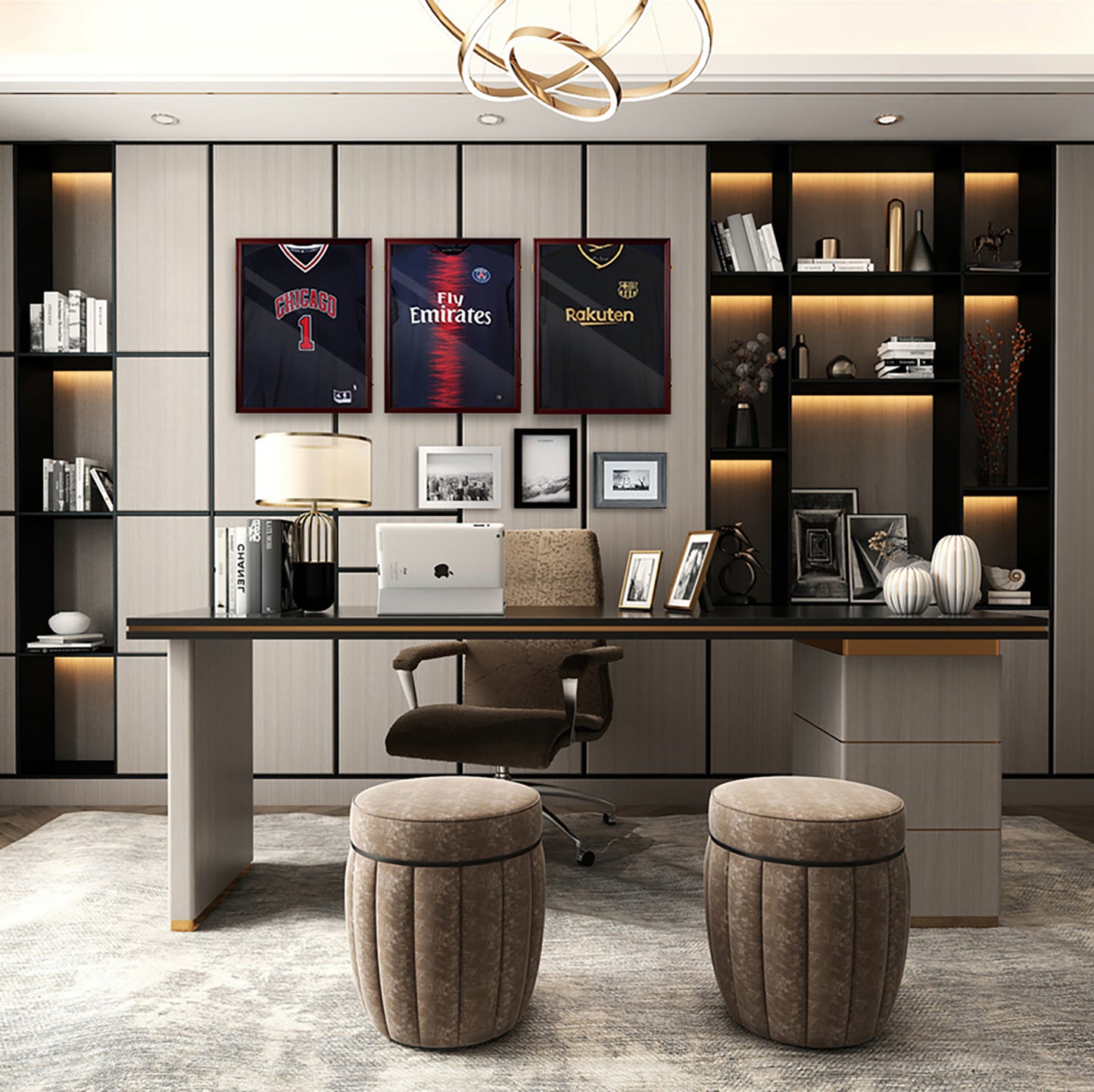 Shirt Display Frame Brown