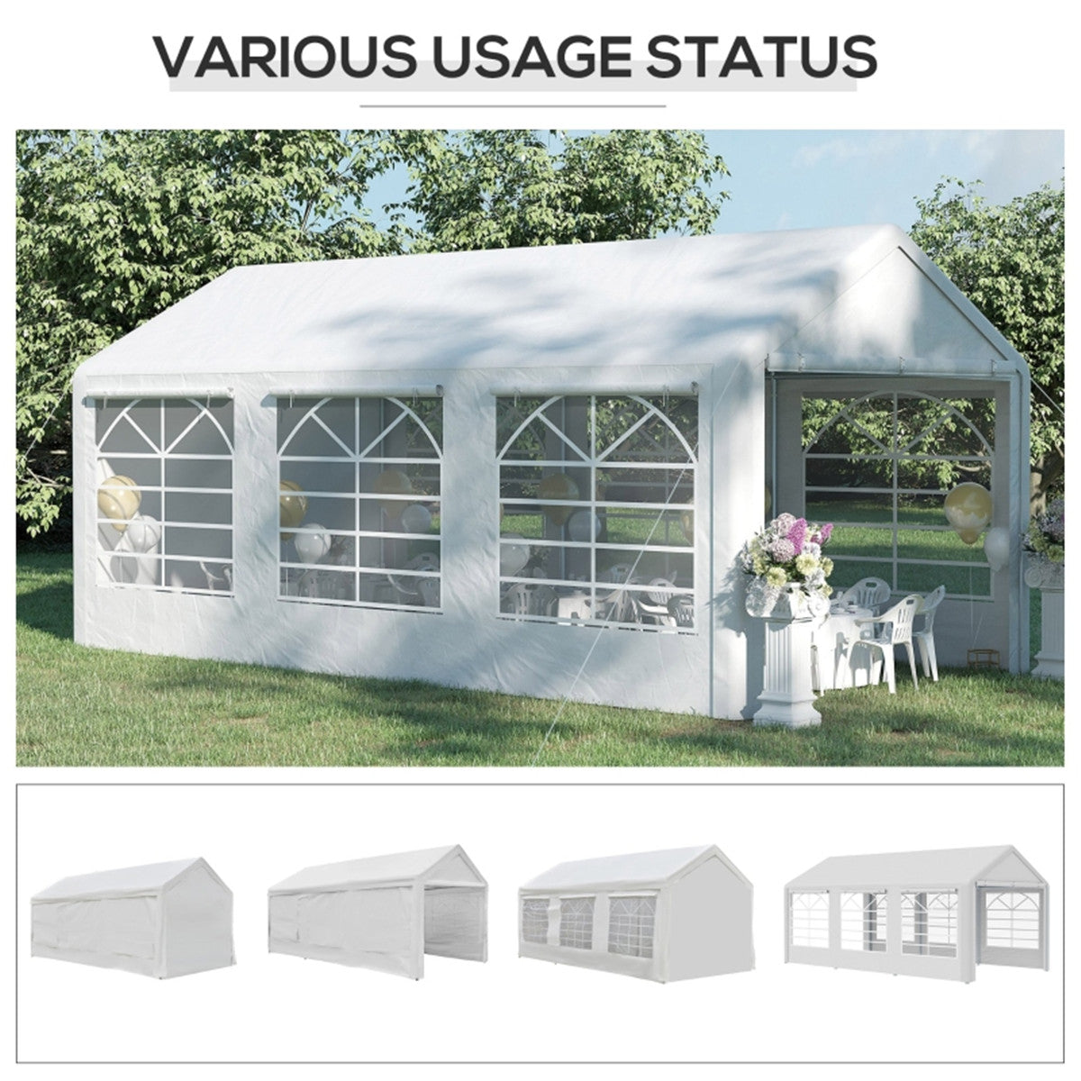 Party Events Tent (White)