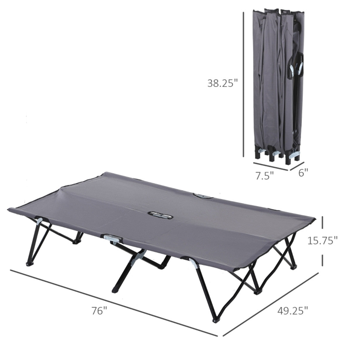 Two Person Folding Camping Chairs / Camping Cot