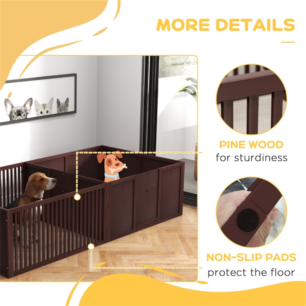 Dog Holding Box & Pet Playpen