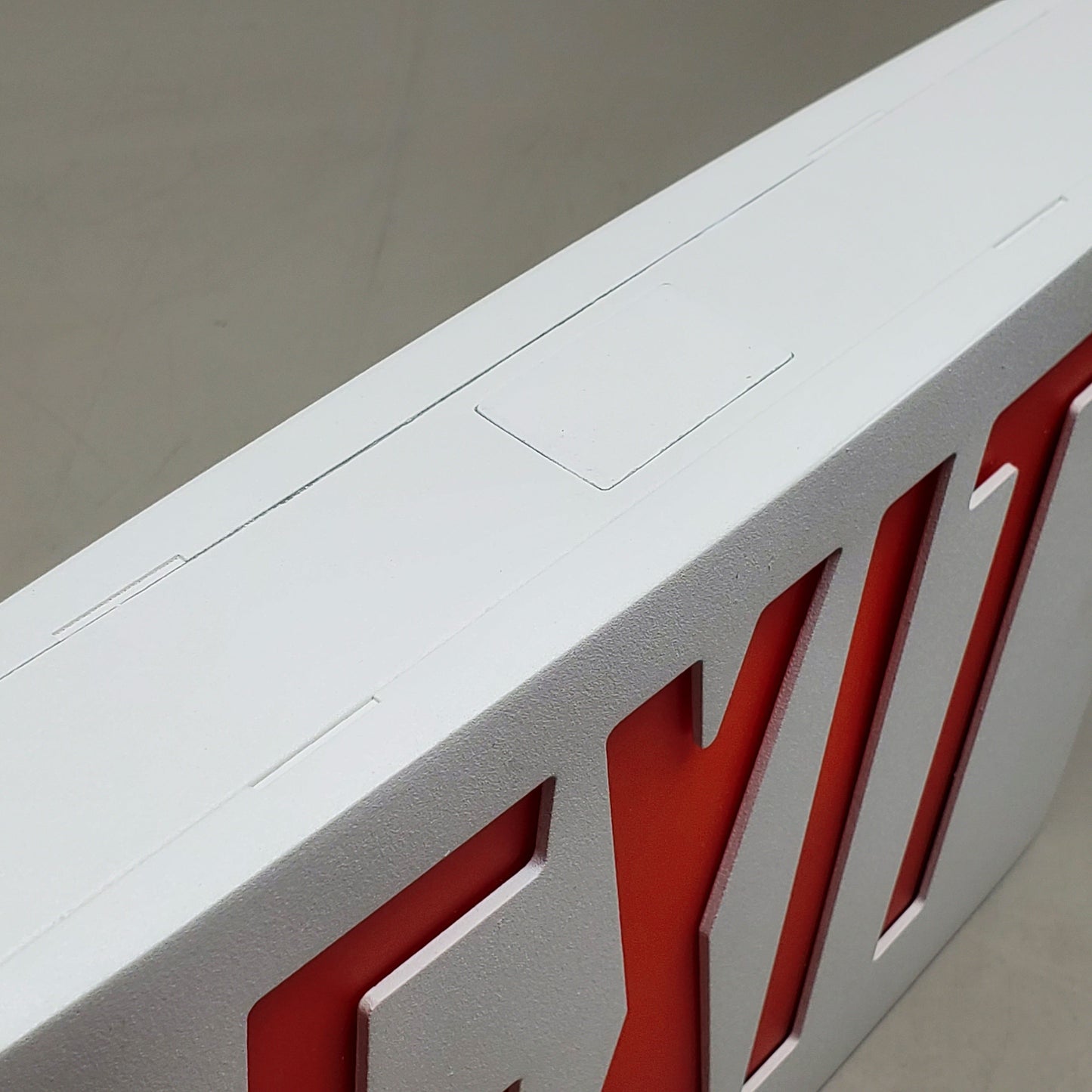 SKYLINE LIGHTING Exit Sign Hard Wired W/ Red Letters 12.5" EXD1RWWEM