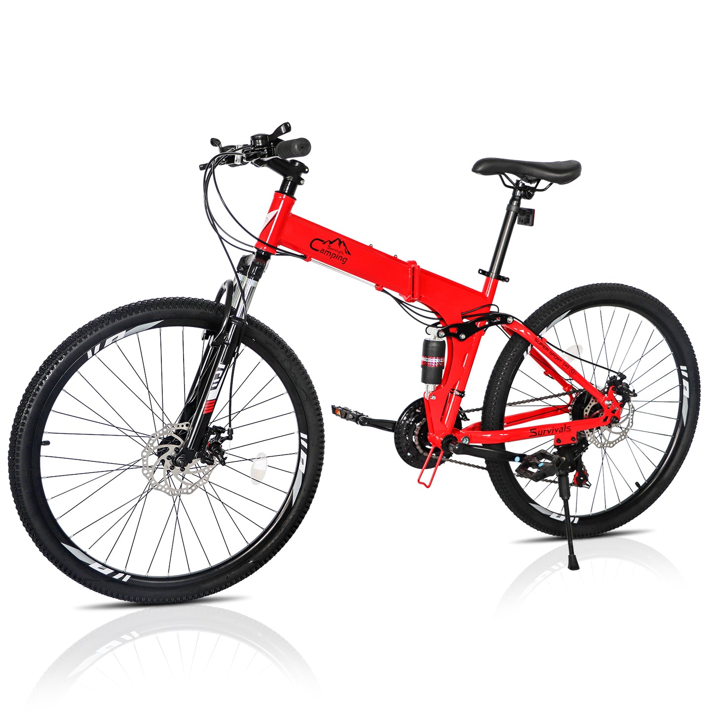 26inch Land Rover Shimano TX30 High Carbon Steel 100kg 21 Speed Red & Black Mountain Bike
