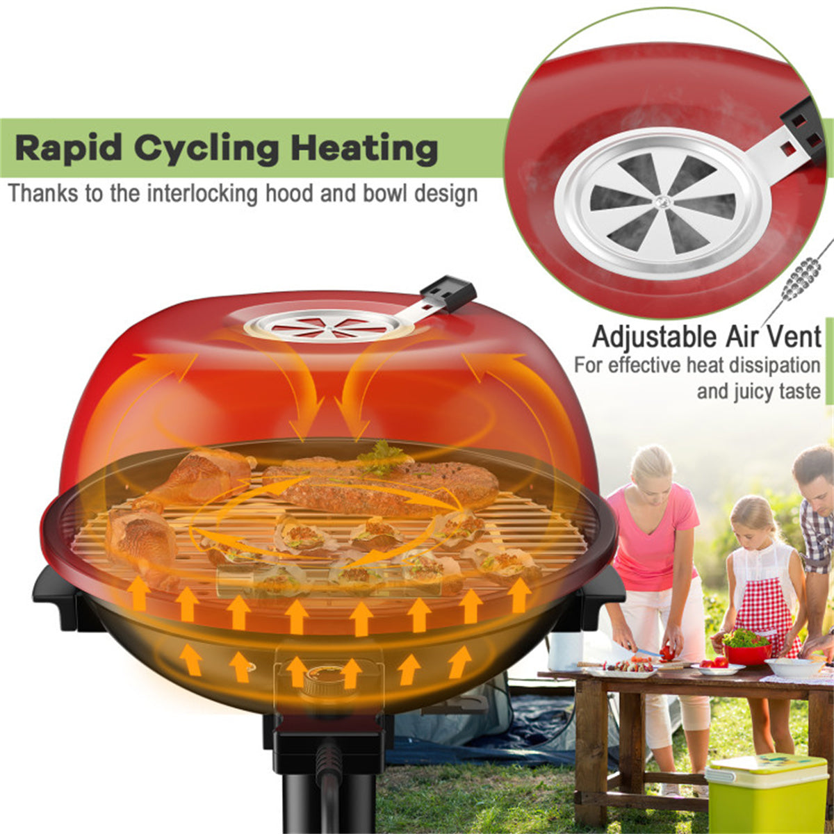 Portable Electric BBQ Grill