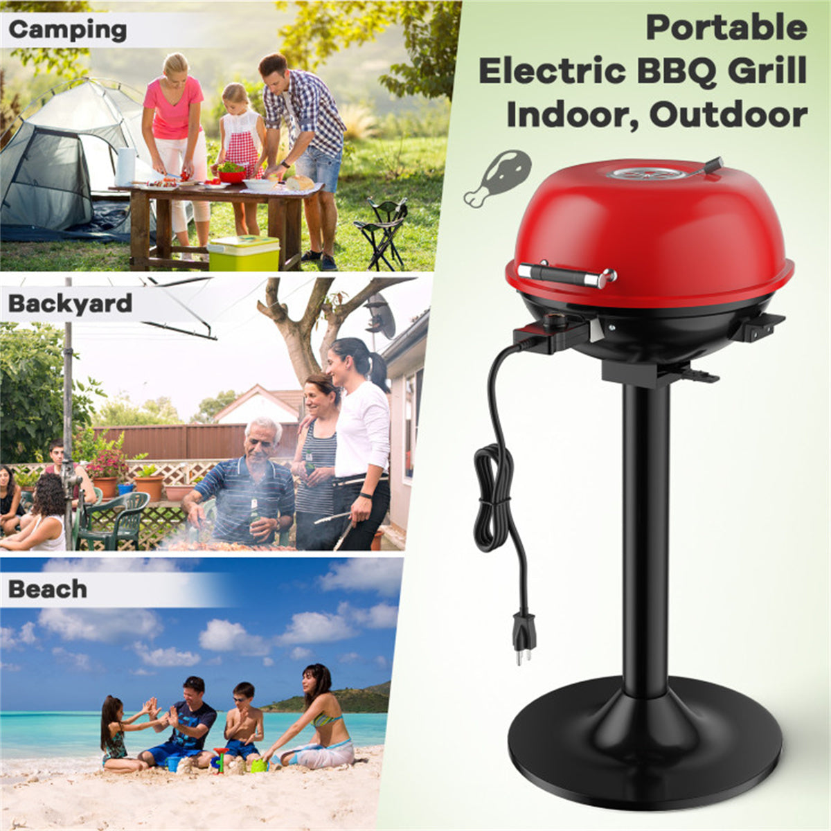 Portable Electric BBQ Grill