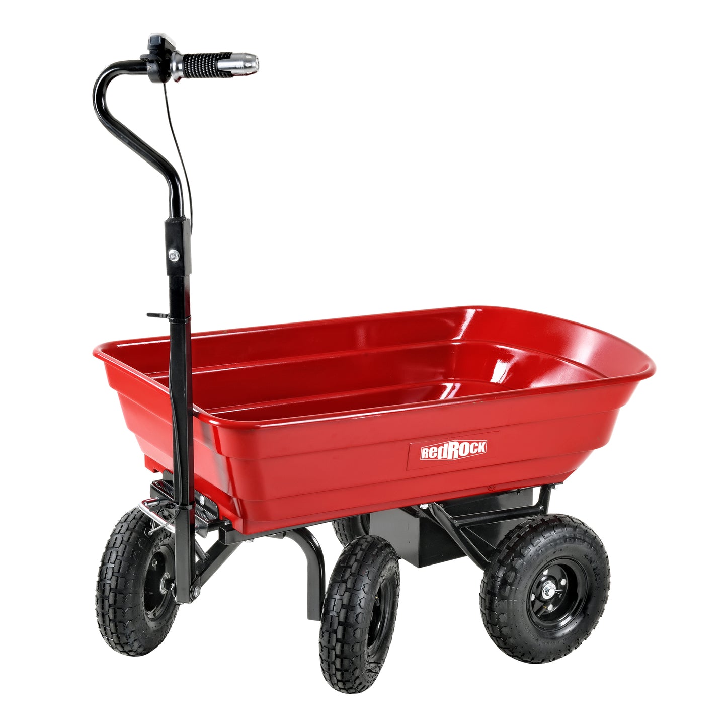 Wheelbarrow electric Hassle-free assemble: this utility cart's durable steel frame and rust-resistant electric garden cart