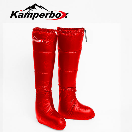 Camping Down Socks Down Boots Sleeping Bag Socks Down Boots Camping Sleep Boots