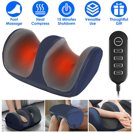 Shiatsu Foot Massager with Heat Foot Calf Thigh Arm Massager Machine with 3 Modes 3 Intensity Levels