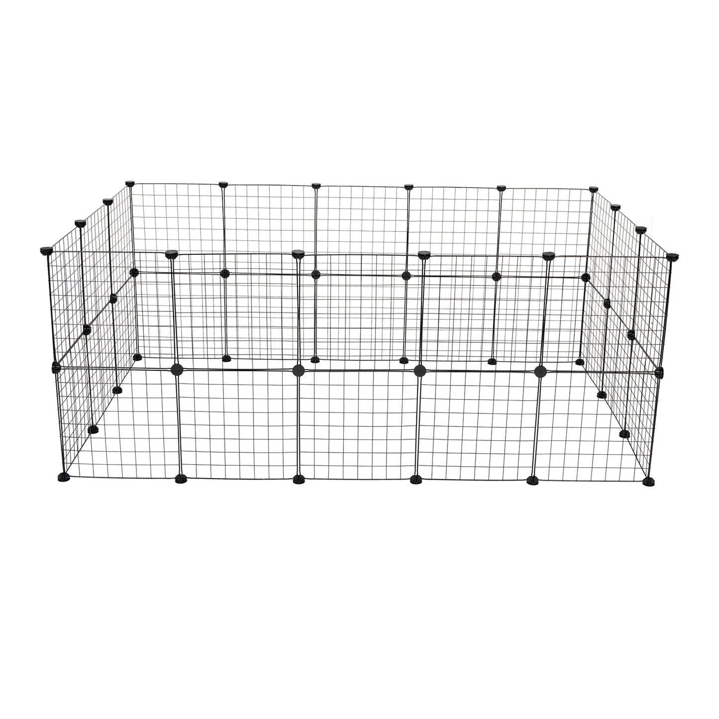 Pet Playpen, Small Animal Cage Indoor Portable Metal Wire Yard Fence for Small Animals, Guinea Pigs, Rabbits Kennel Crate Fence
