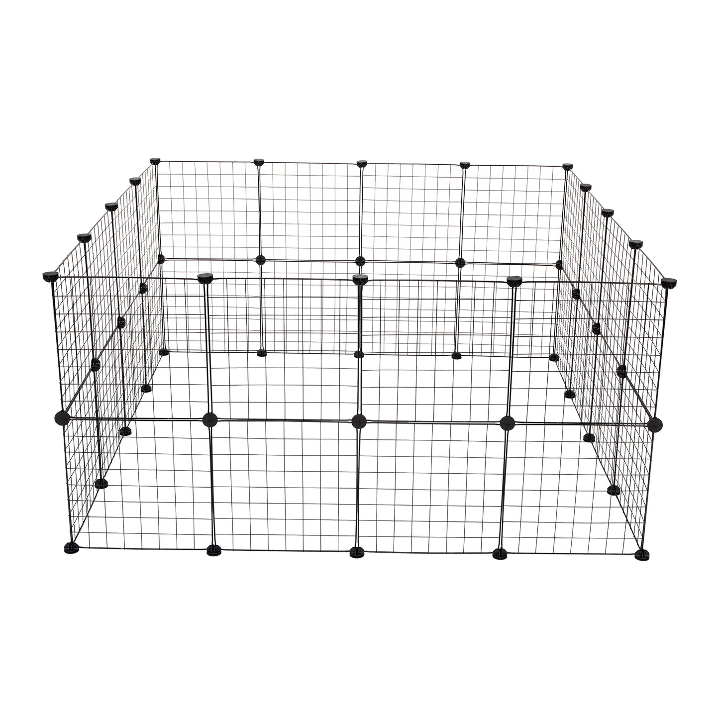 Pet Playpen, Small Animal Cage Indoor Portable Metal Wire Yard Fence for Small Animals, Guinea Pigs, Rabbits Kennel Crate Fence