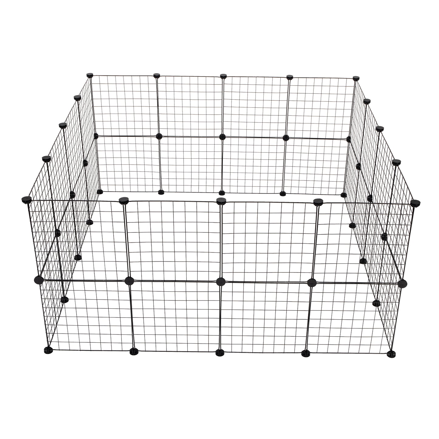 Pet Playpen, Small Animal Cage Indoor Portable Metal Wire Yard Fence for Small Animals, Guinea Pigs, Rabbits Kennel Crate Fence