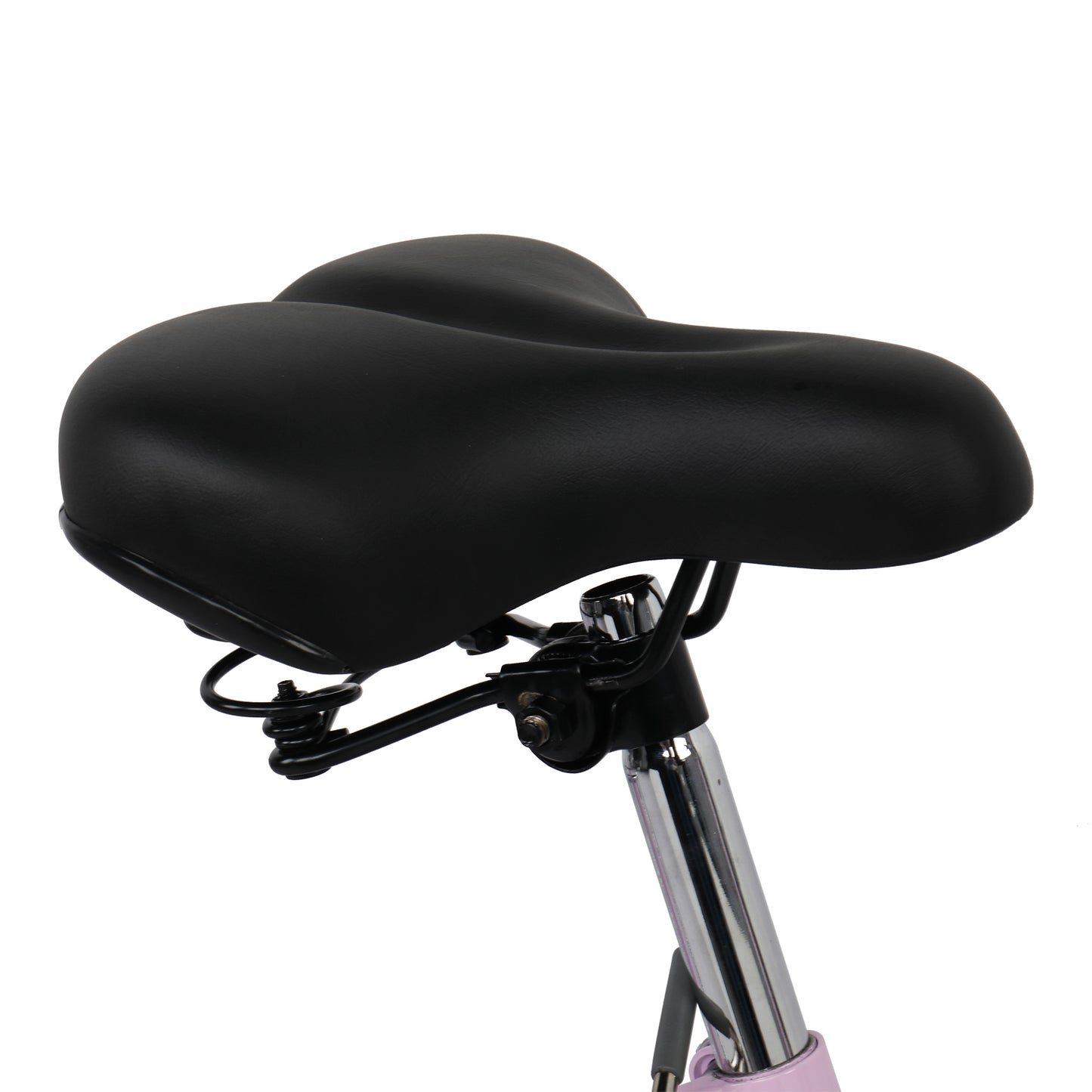 26in 150kg High Carbon Steel V Brake 7 Speed Commuter Bike Pink