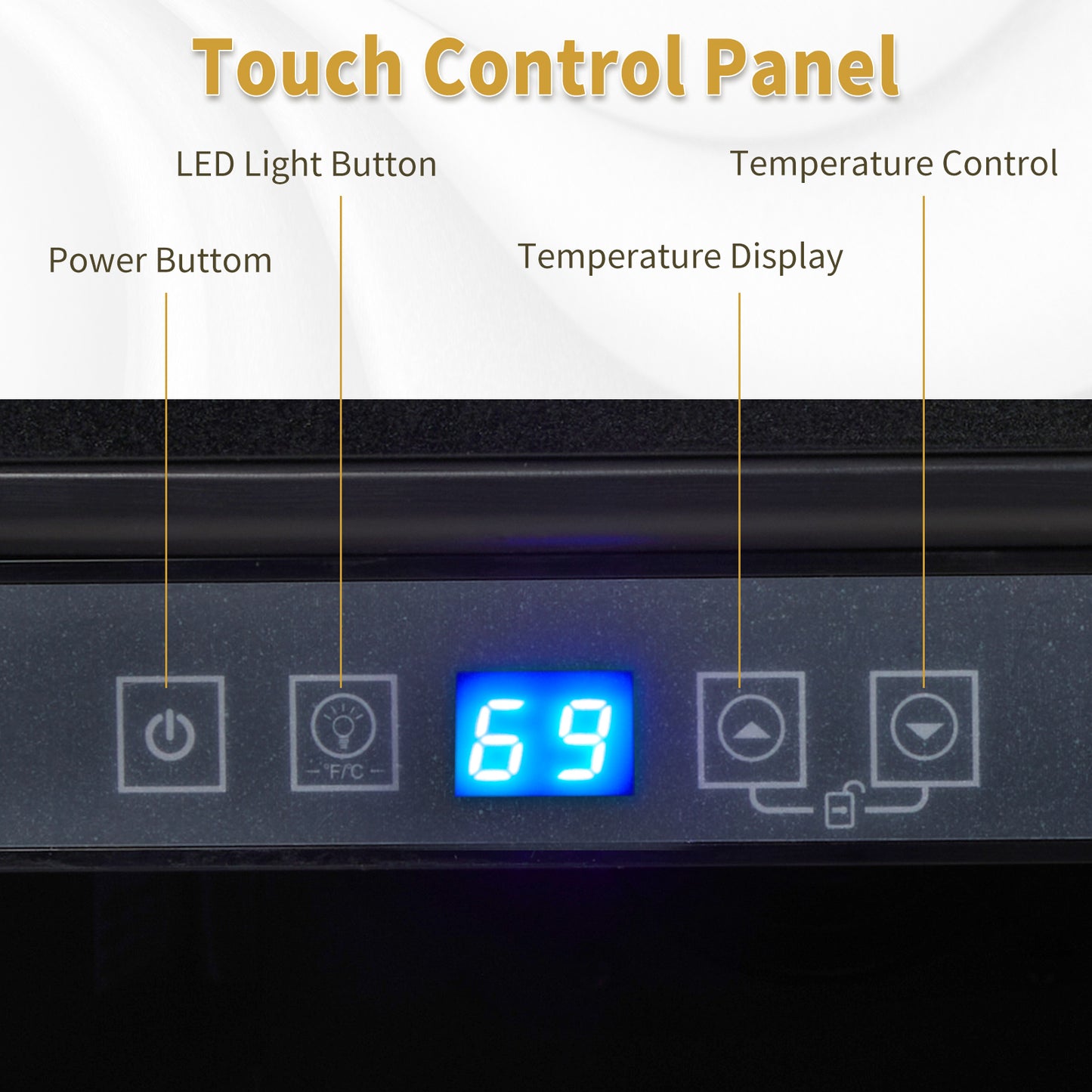 Dual Zone Wine and Beverage Refrigerator, 34 Bottle Wine Fridge with Independent Temperature Control & Glass Door, Built-in/Freestanding/Under Counter Wine Cooler Chiller for Wine Champagne Beer