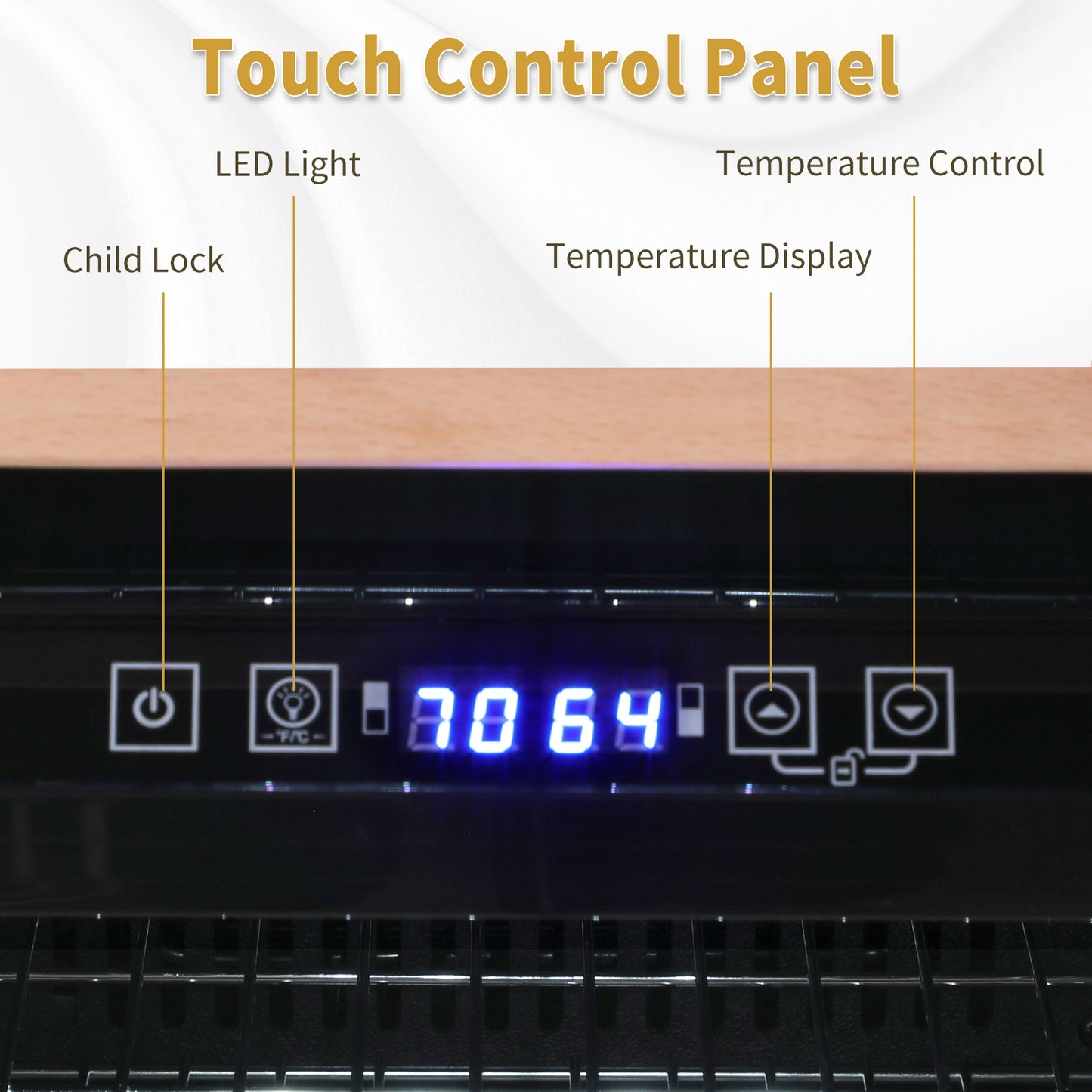 Dual Zone Wine and Beverage Refrigerator, 26 Bottle Wine Fridge with Independent Temperature Control & Glass Door, Built-in/Freestanding/Under Counter Wine Cooler Chiller for Wine Champagne Beer