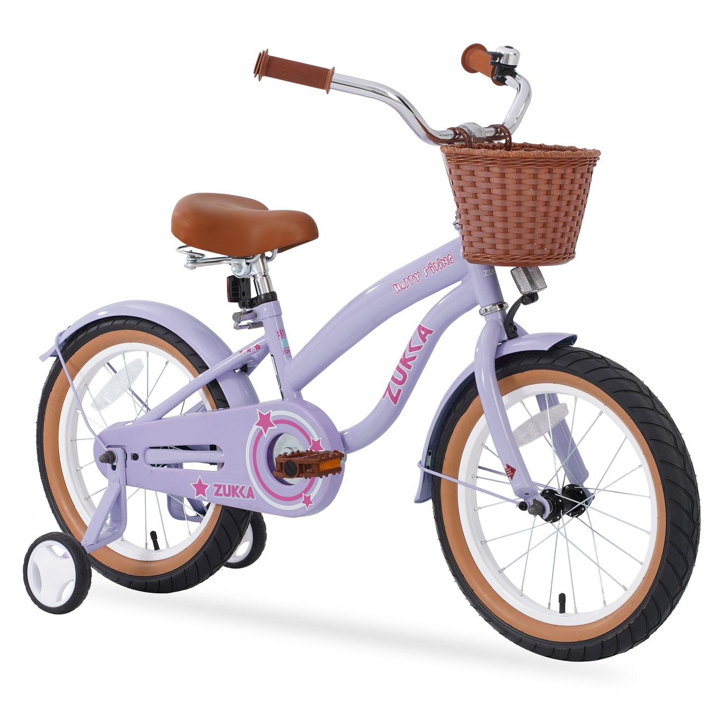 Multiple Colors,Girls Bike for 4-7 Years Old Kids,16 inch  wheel ,Training Wheels Included
